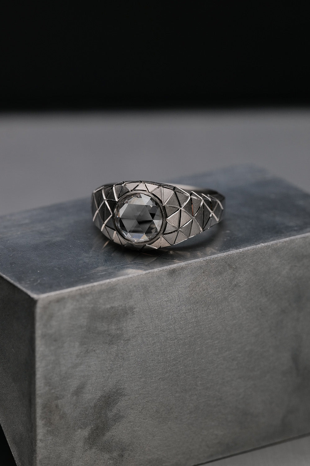 1.27ct Round Modified Brilliant Cut Natural Diamond Ring