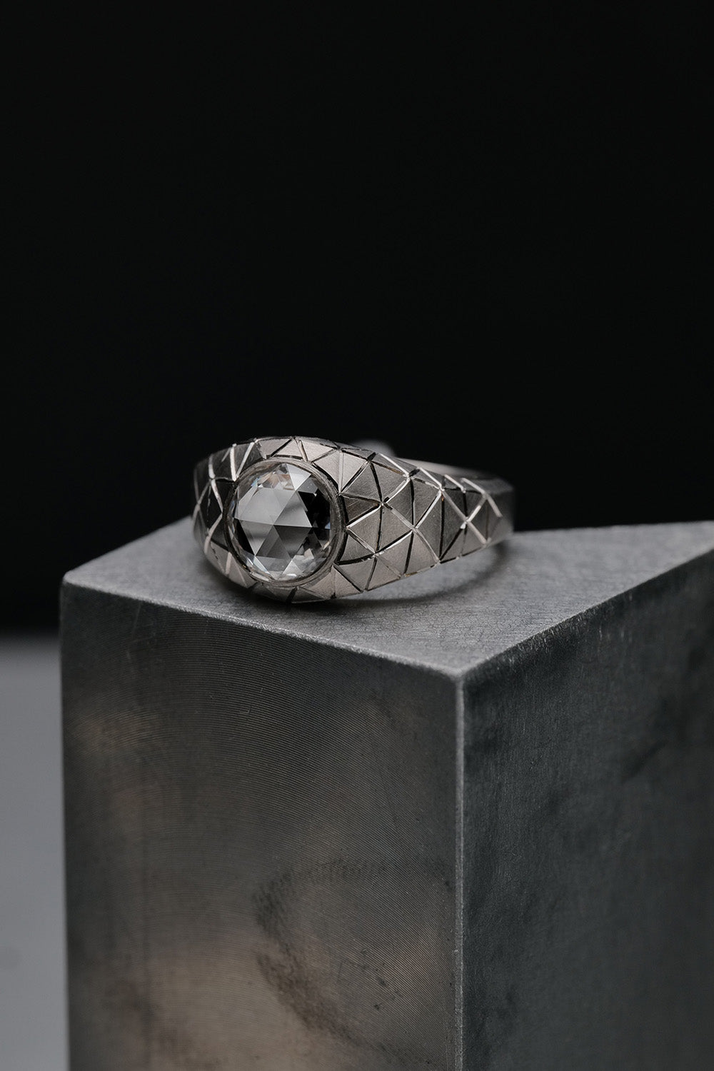 1.27ct Round Modified Brilliant Cut Natural Diamond Ring