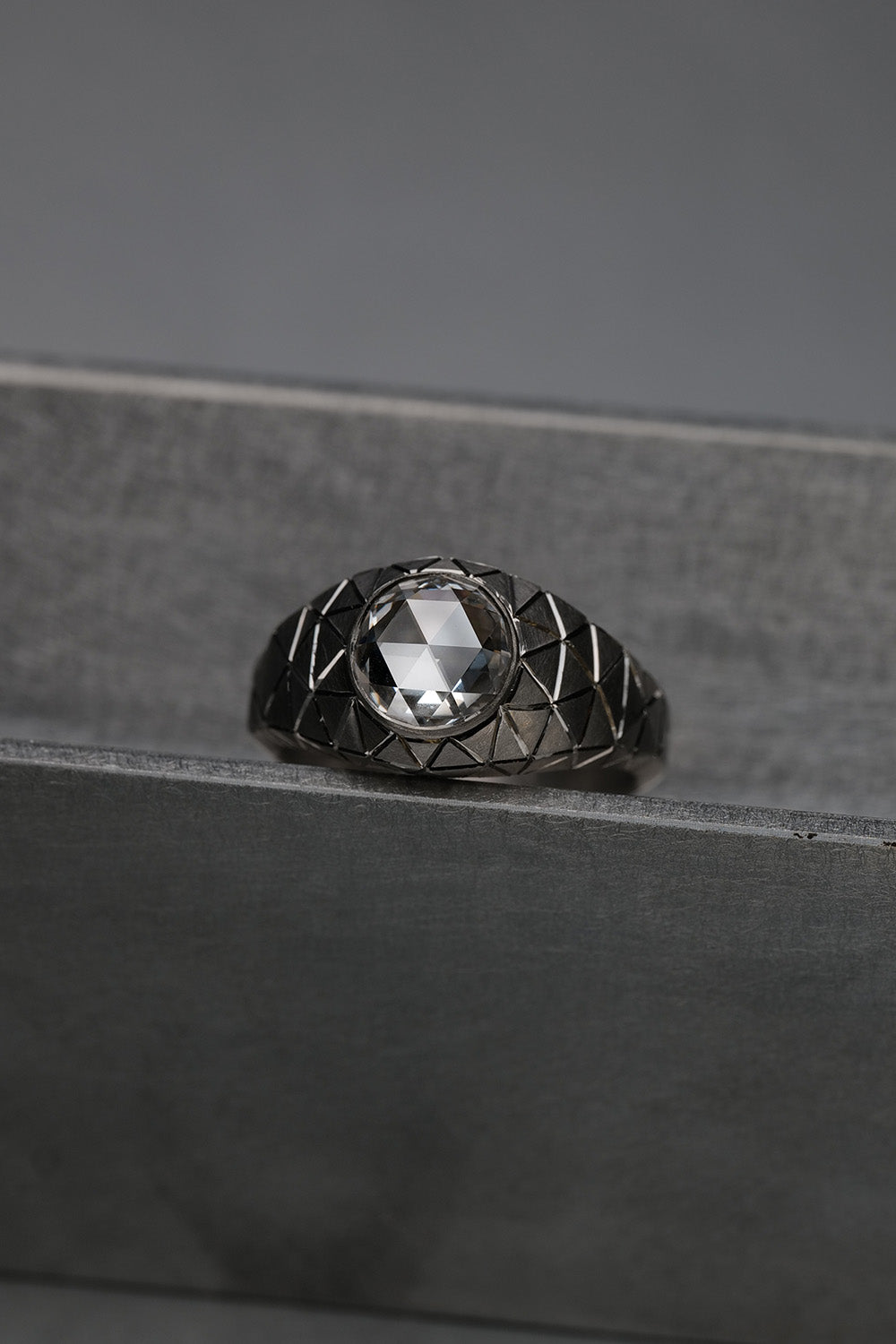 1.27ct Round Modified Brilliant Cut Natural Diamond Ring
