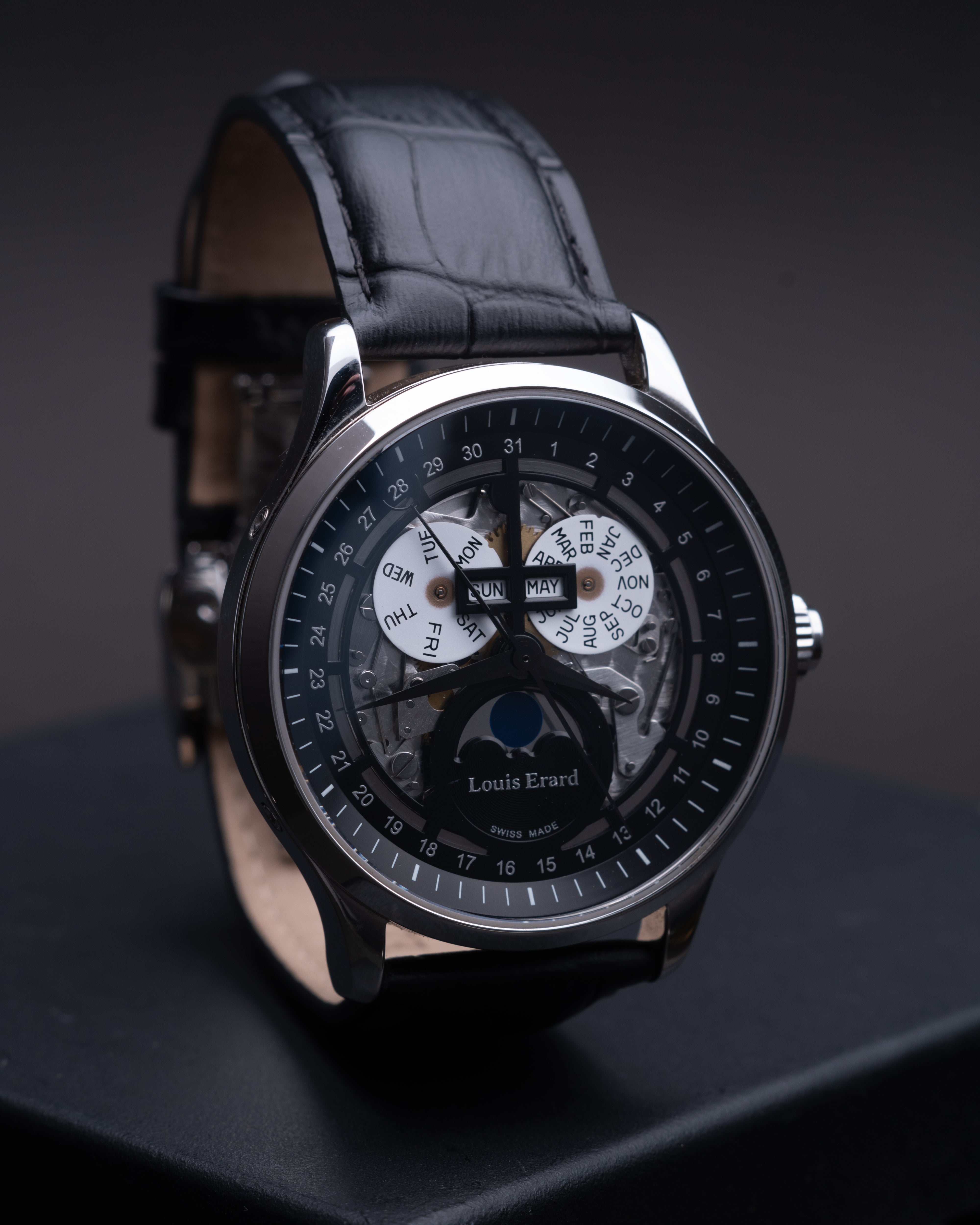 Louis Erard - 1931 Moon Phase Skeleton 31218AA42-BDC02