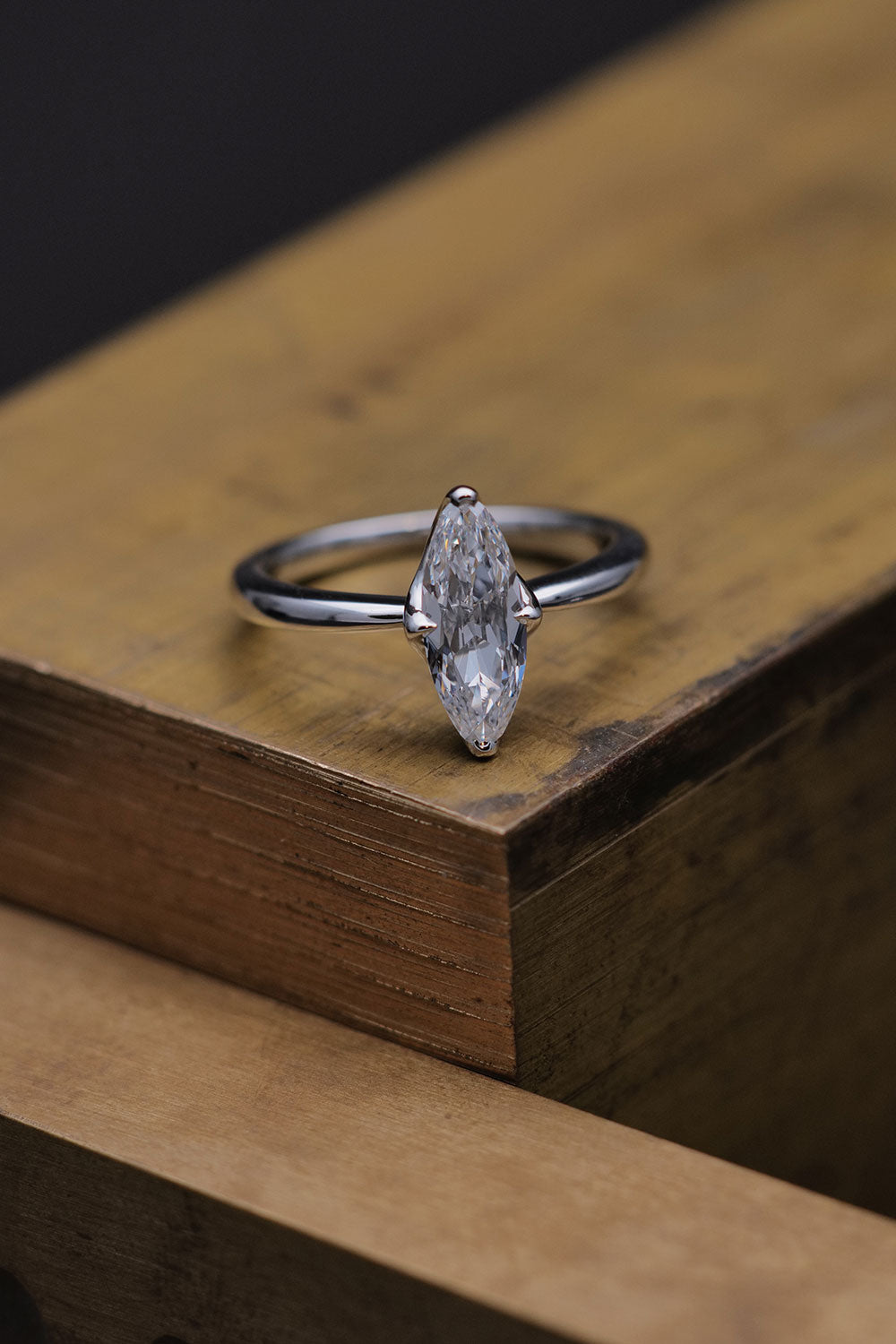 1.01ct Oval Brilliant Cut Natural Diamond Ring