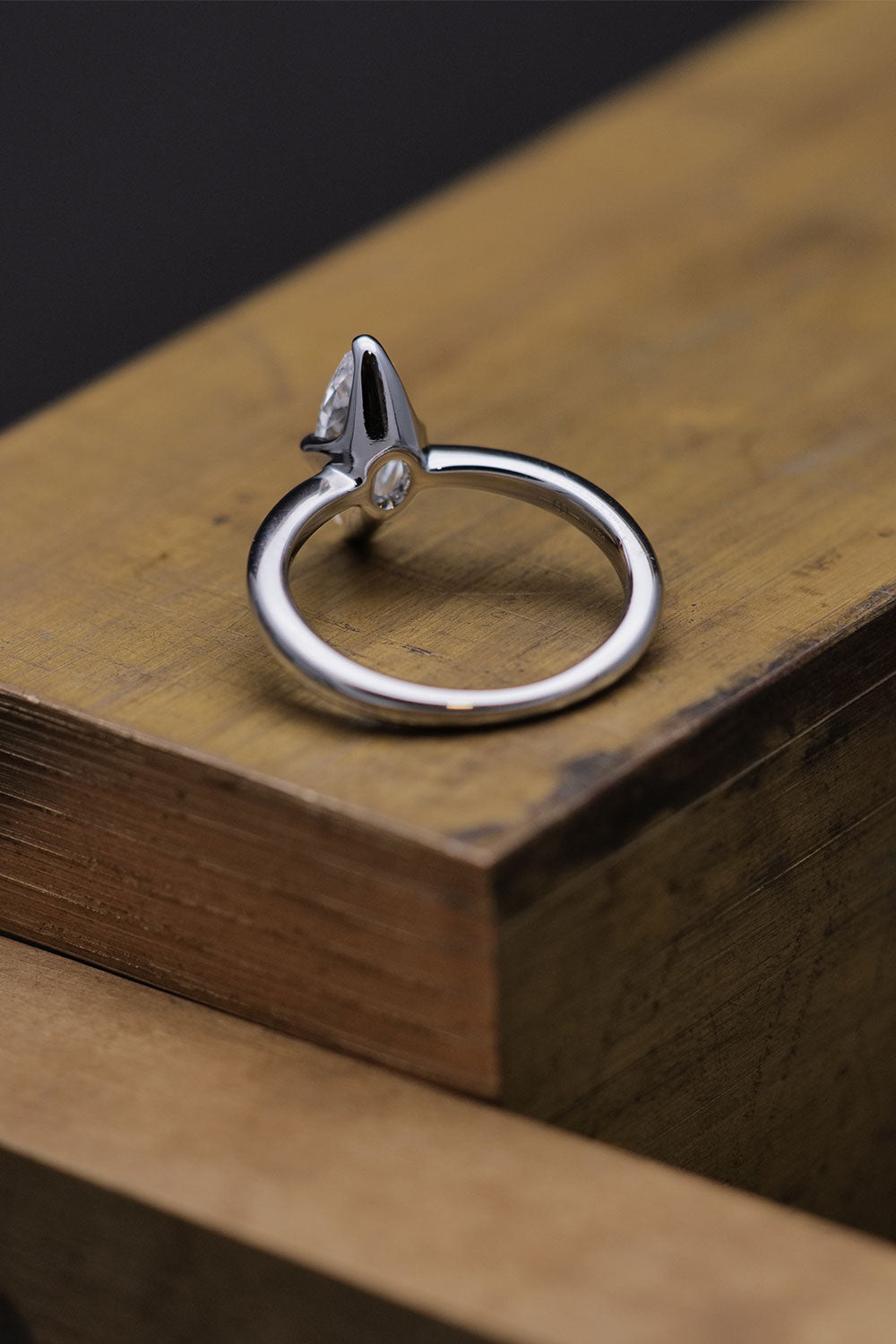 1.01ct Oval Brilliant Cut Natural Diamond Ring