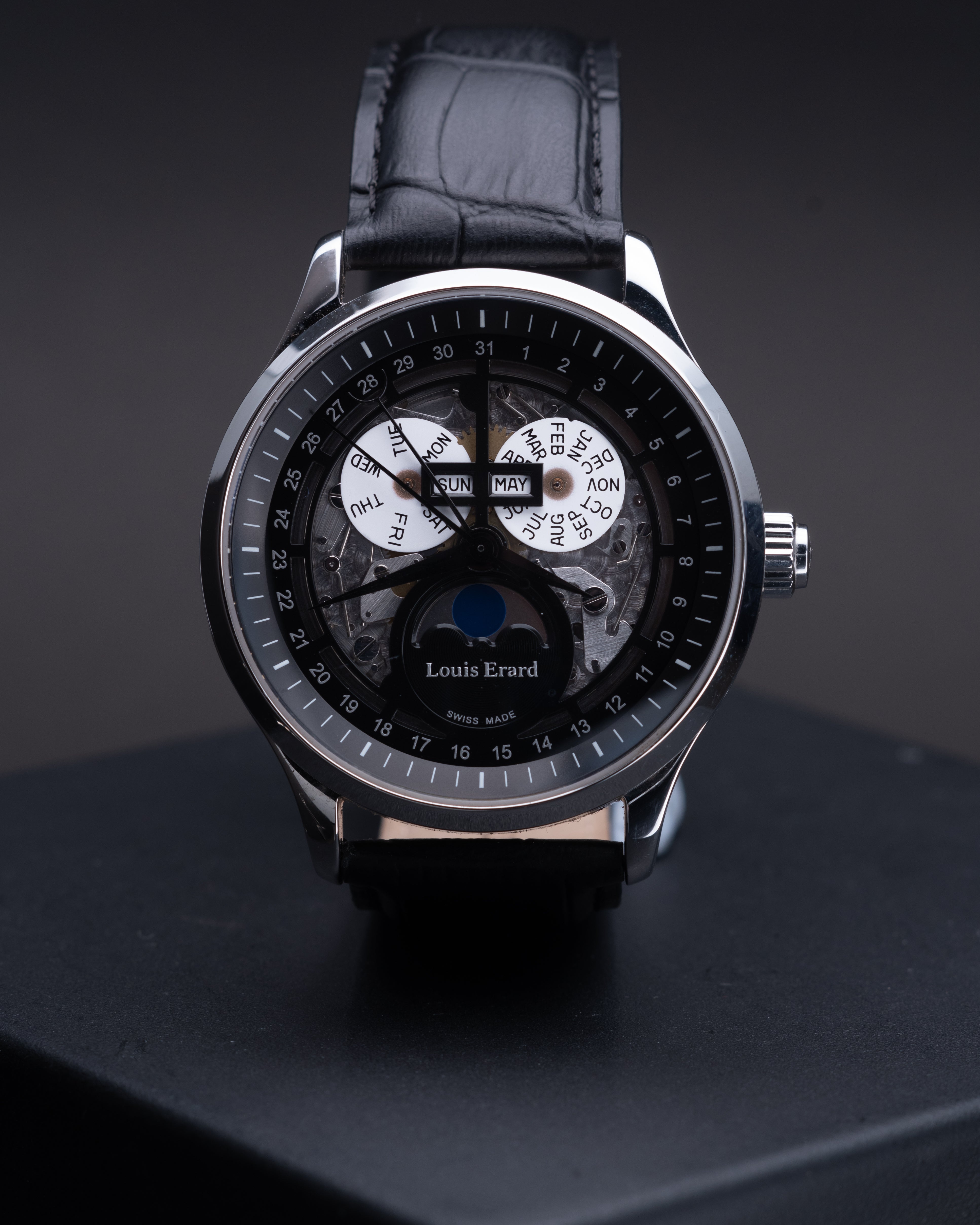 Louis Erard - 1931 Moon Phase Skeleton 31218AA42-BDC02