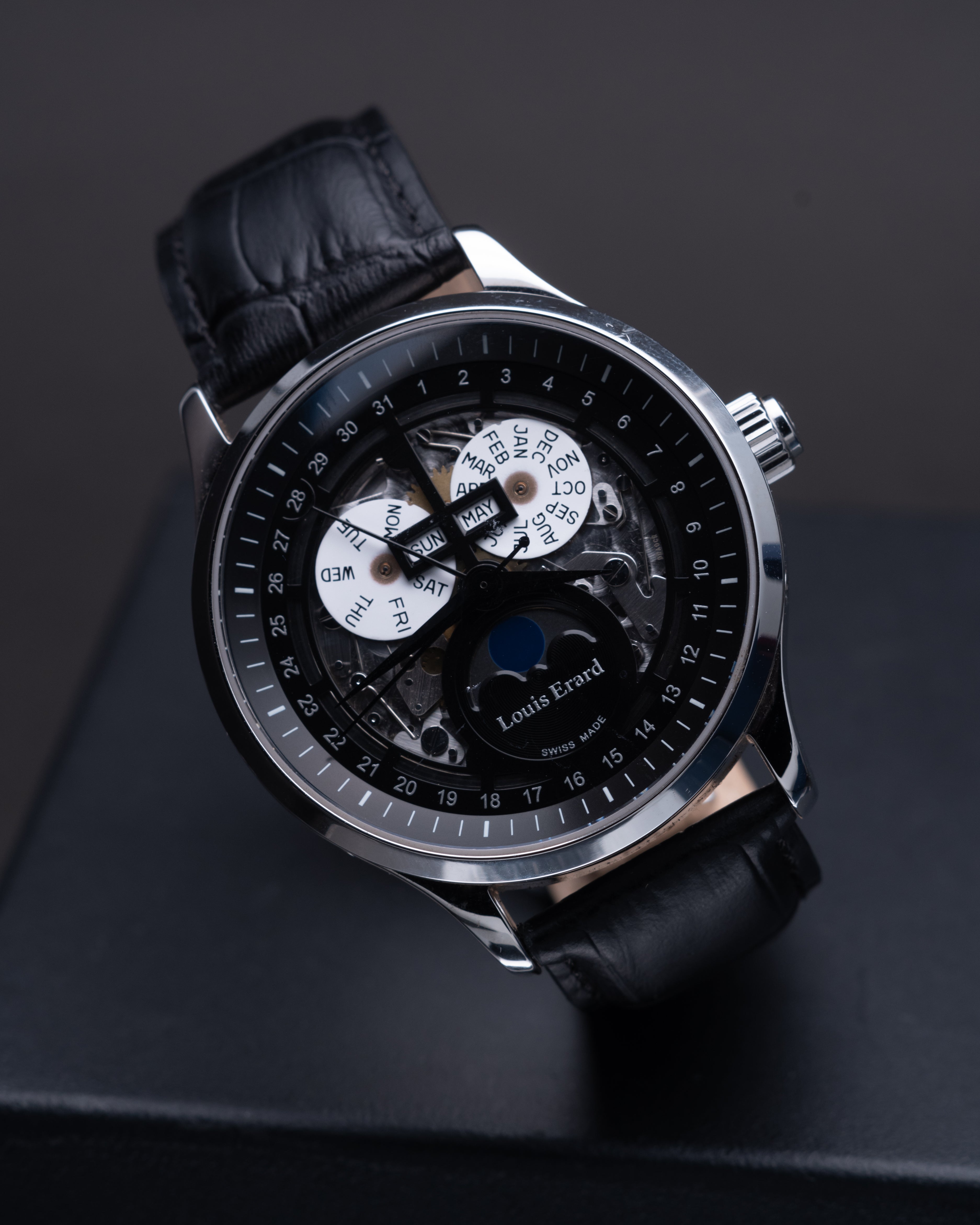 Louis Erard - 1931 Moon Phase Skeleton 31218AA42-BDC02