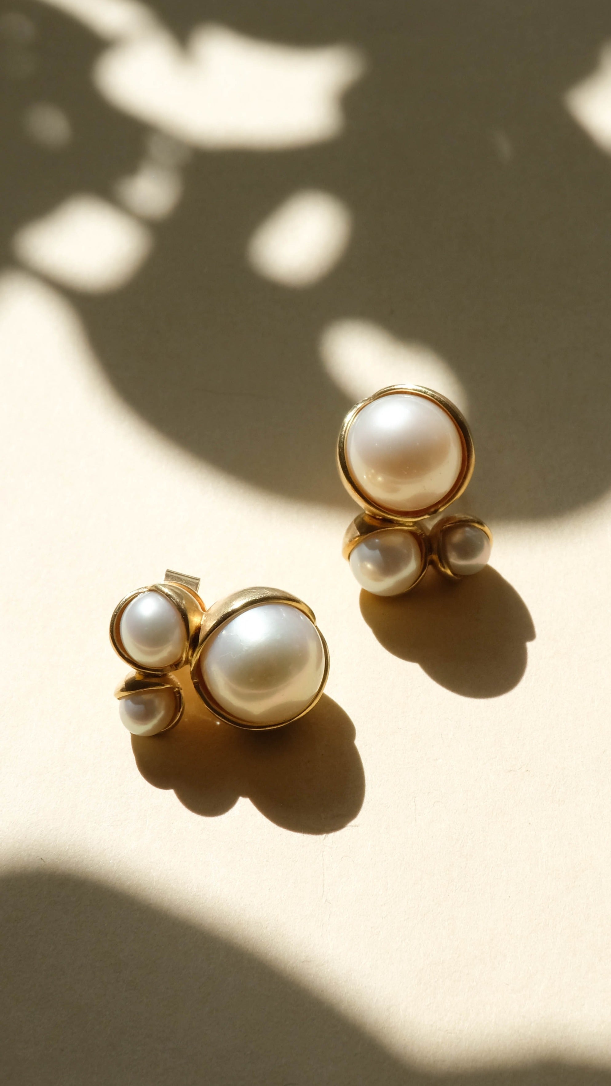 Fruity Triplet Pearl Studs