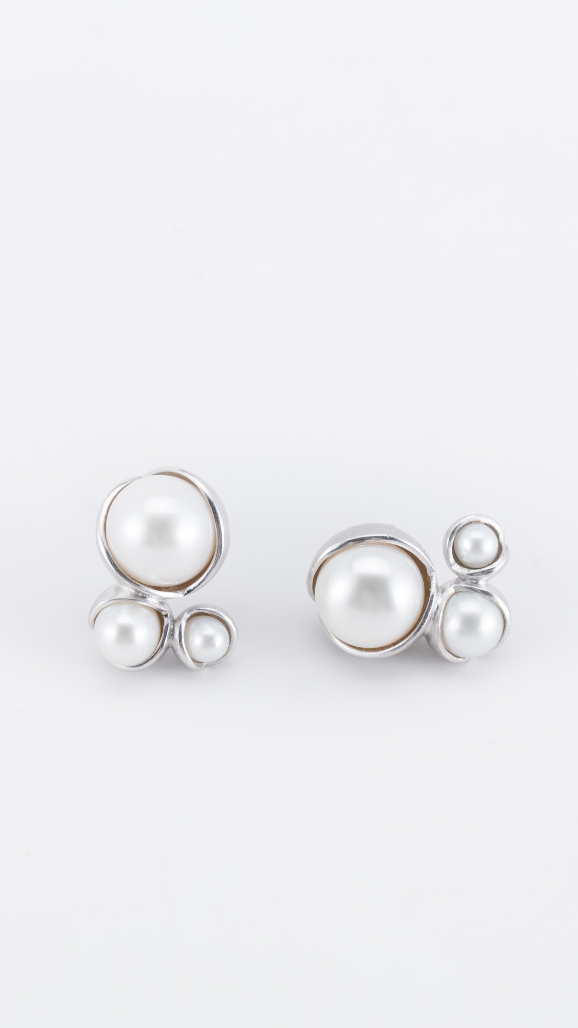 Fruity Triplet Pearl Studs