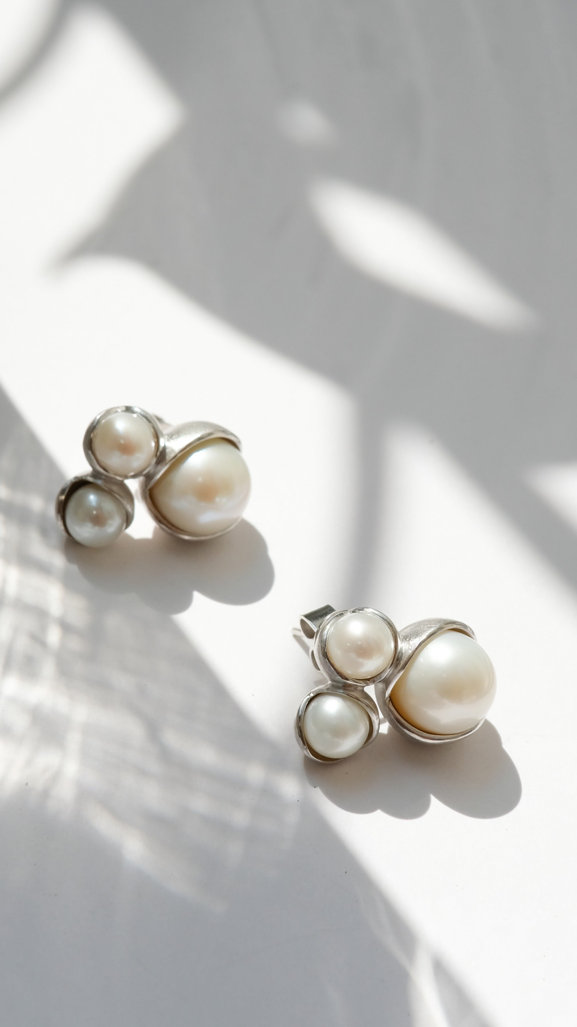 Fruity Triplet Pearl Studs