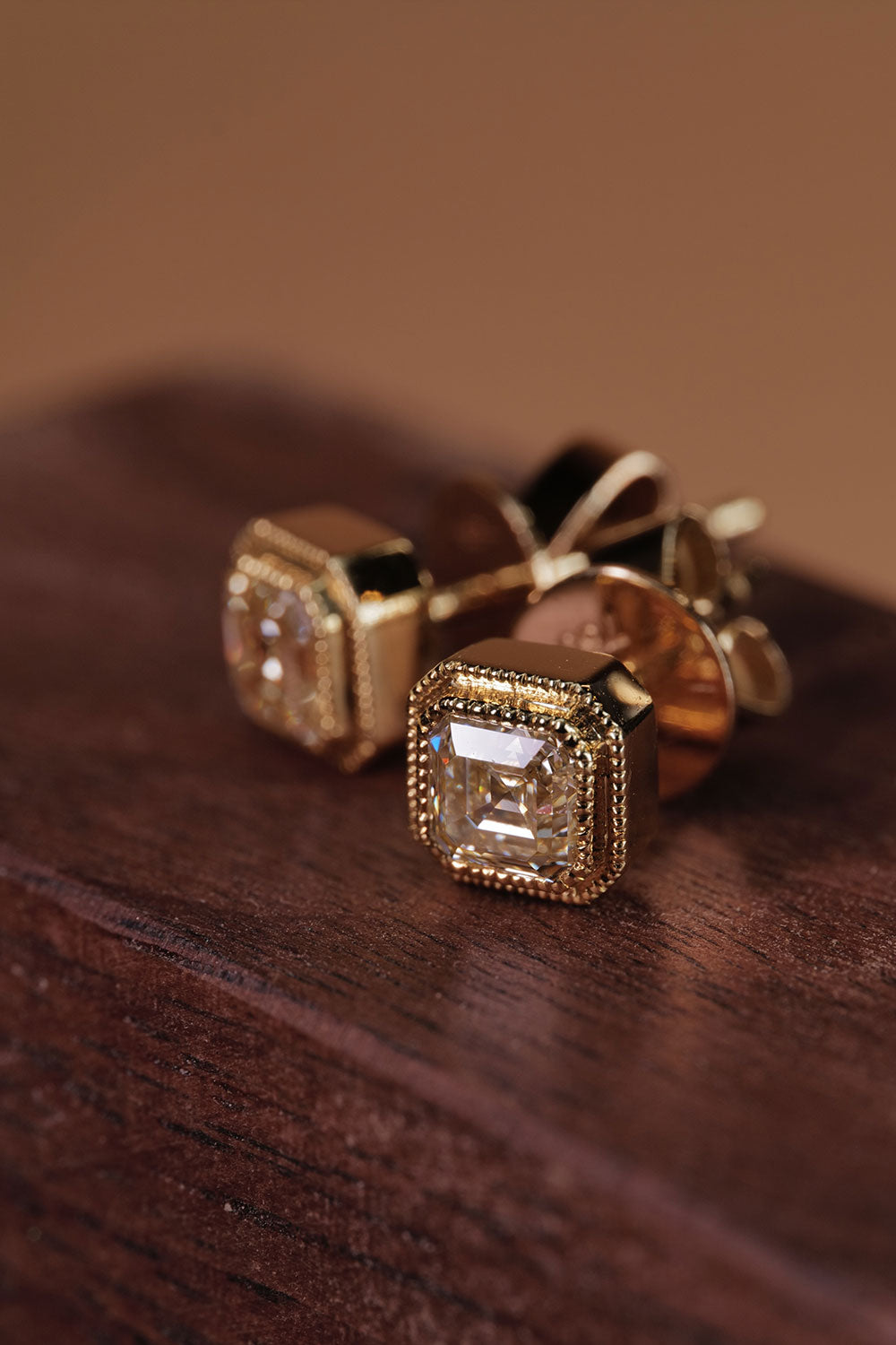 1.04ct Yellow Fancy Colour Diamond Earrings