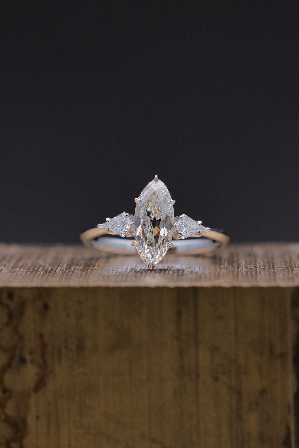 1.42ct Marquise Brilliant Cut Natural Diamond Ring