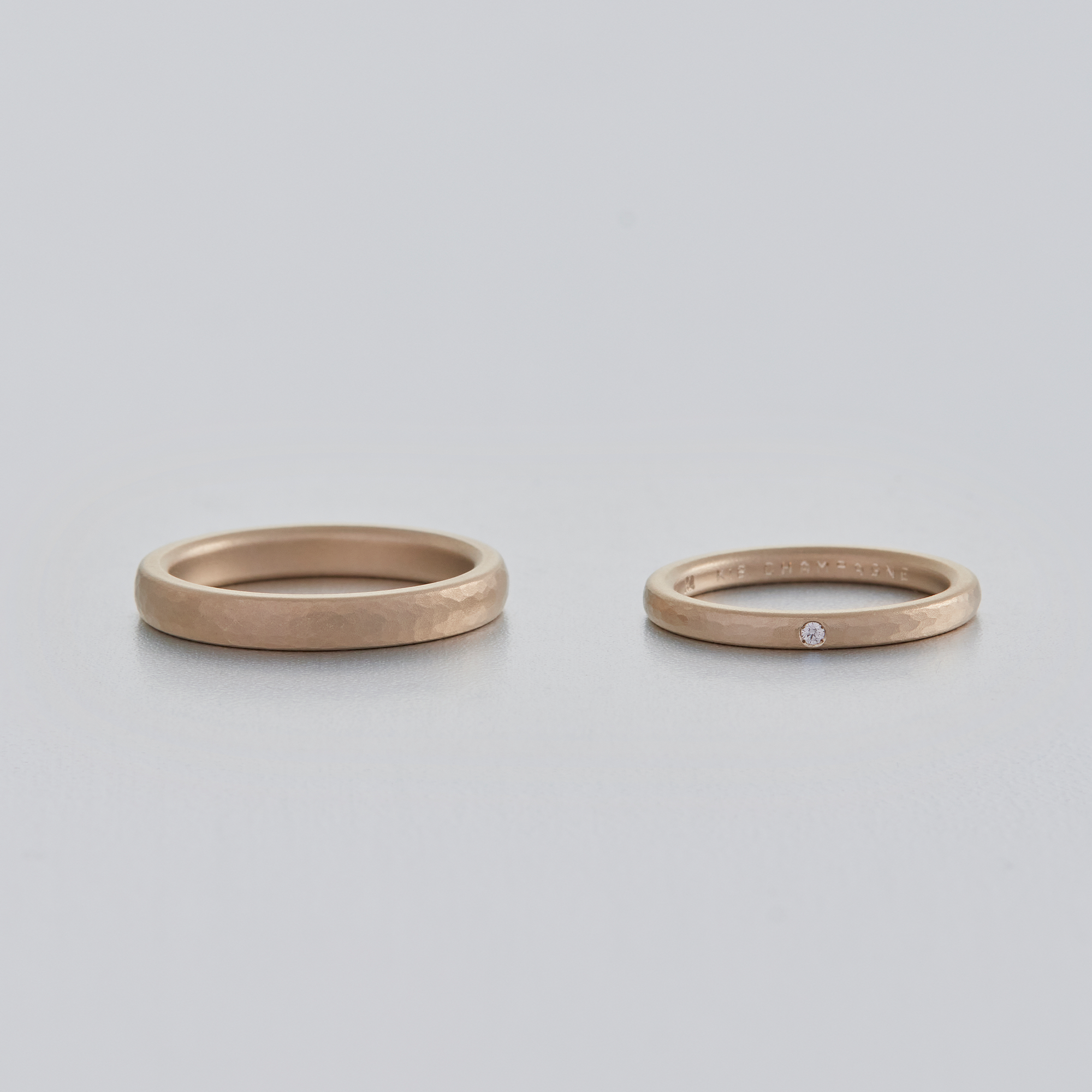 Minoru Hotta Mono 18K Champagne Gold